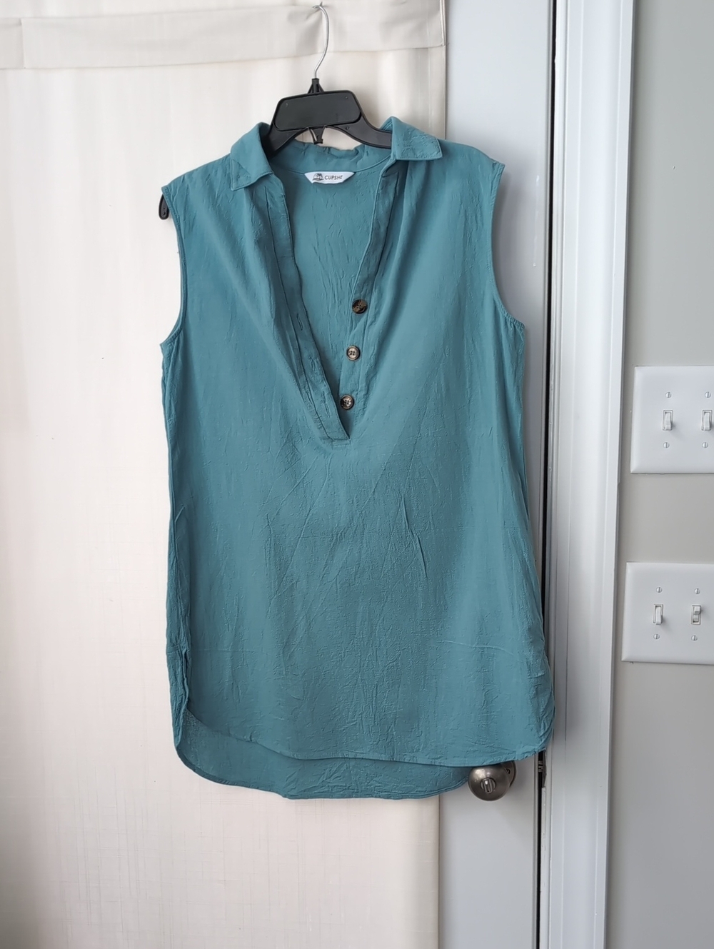 Cupshe Teal Blue Small Cover Up